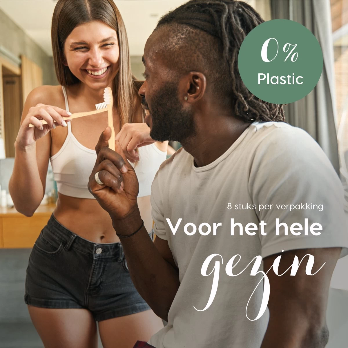 NATURE’S Groove® Bamboe Tandenborstel - Houten Tandenborstel Soft - 8 Stuks - Handmatig - Afbeelding 4