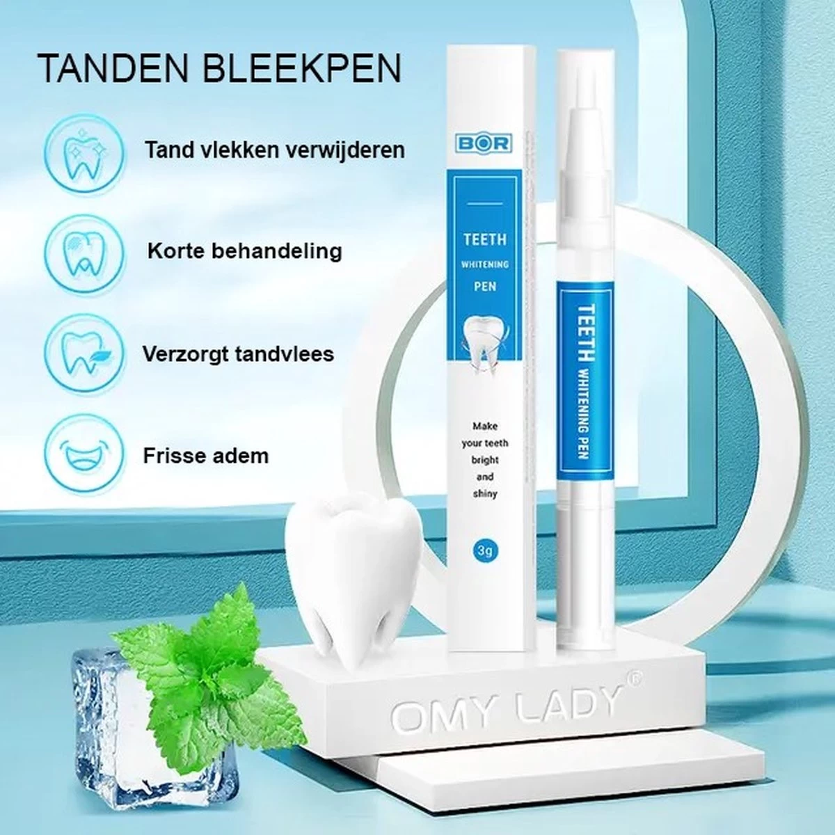 BOR Tanden Bleekpen - Tanden Bleken - Tandenbleekset - Whitening Pen - Tandenblekers - Wittere Tanden - Teeth Whitening Pen - Tanden Bleker - Afbeelding 5