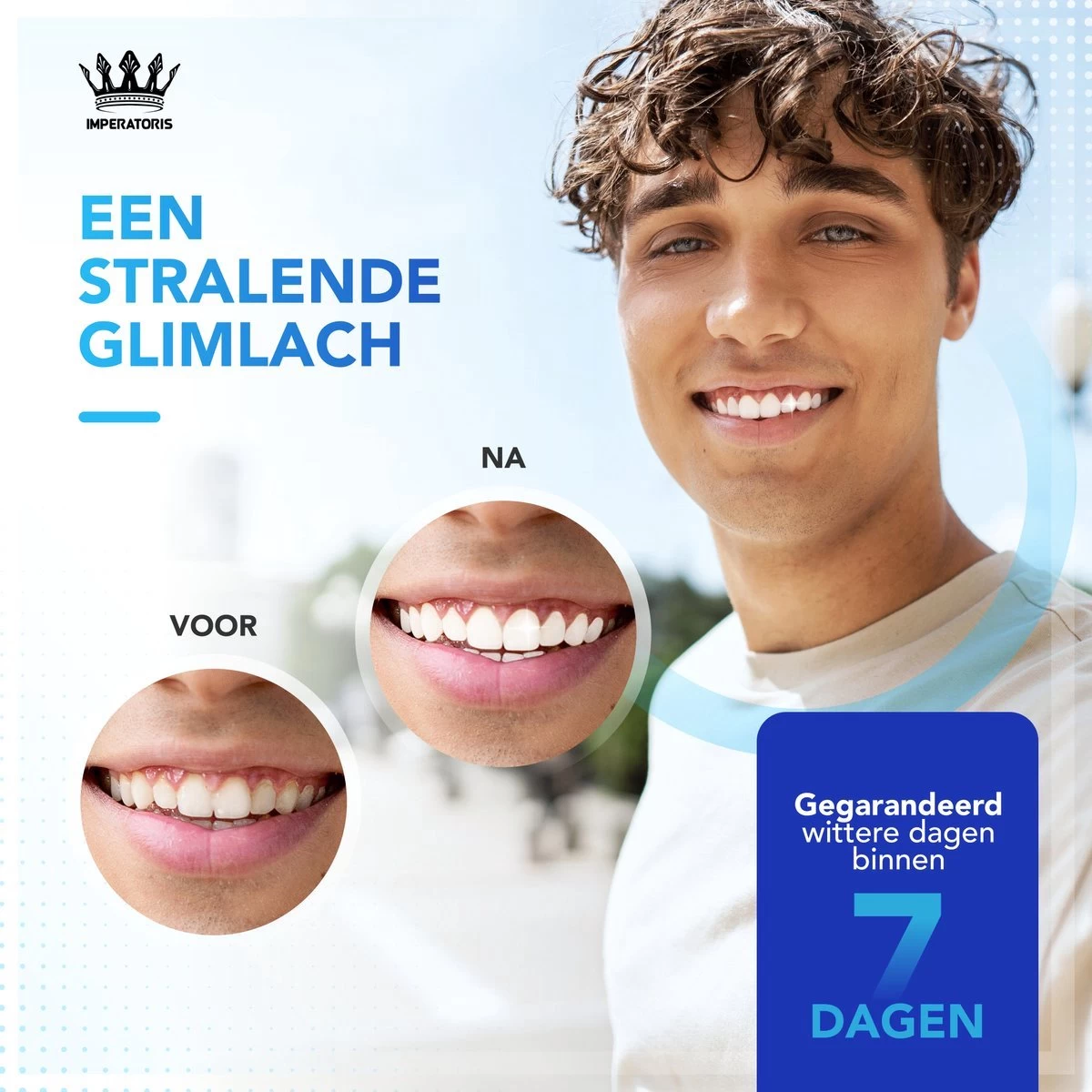 Imperatoris - Teeth Whitening Strips - 28x Strips - Zonder Peroxide (0%) - Tandenbleekset - Tanden Bleekstrips – Tanden Bleken - PAP+ - Afbeelding 7