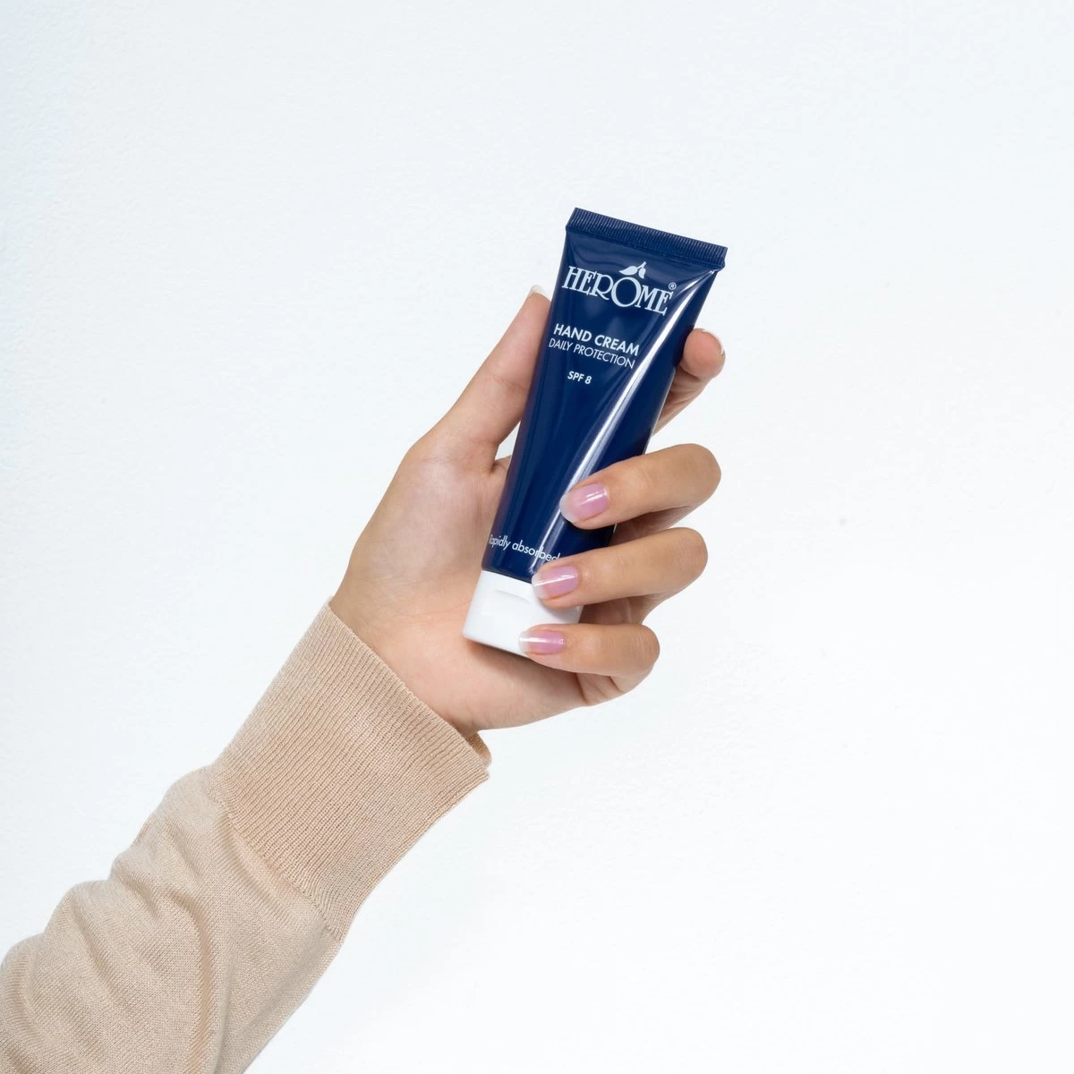 Herome Handcreme - Daily Protection SPF 8 - Voor De Dagelijkse Verzorging, Beschermend En Trekt Snel In - 75ml. - Afbeelding 8
