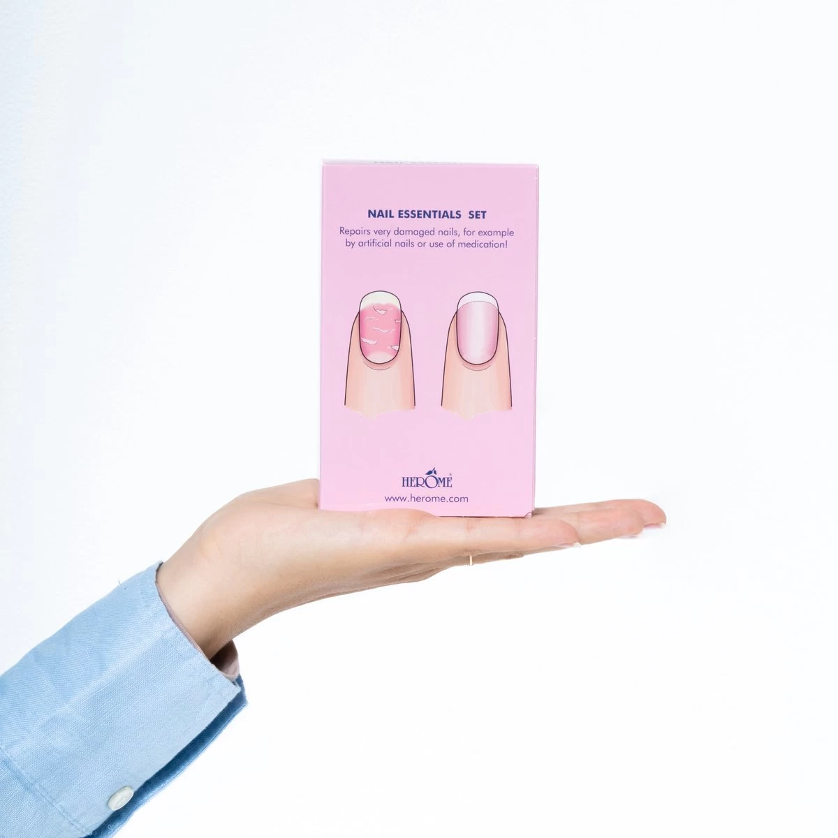 Herome 3 In 1 Manicure Nagelverzorging Set – Nagelriemolie, Nagelriemcrème En Nagelverharder - Grote Verpakking - Afbeelding 6