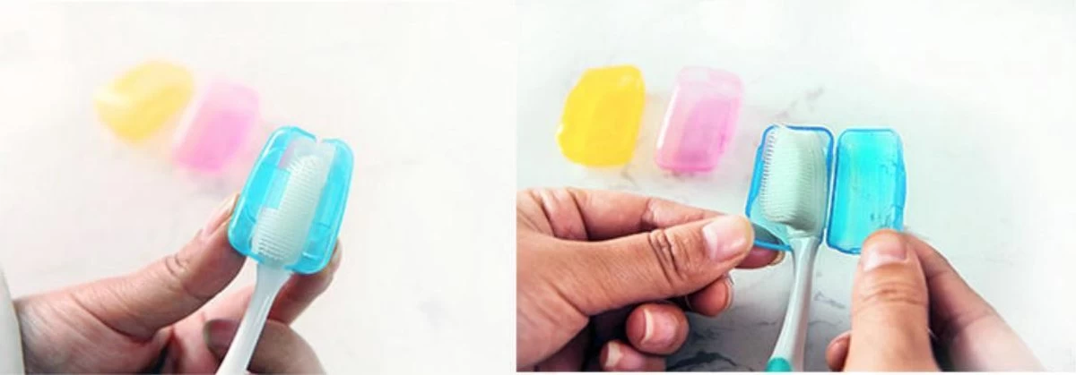 Tandenborsteldoosjes | Tandenborstel Beschermer | Tandenborstel Beschermers Voor Op Reis | 5 Stuks In Verschillende Kleuren - Afbeelding 3