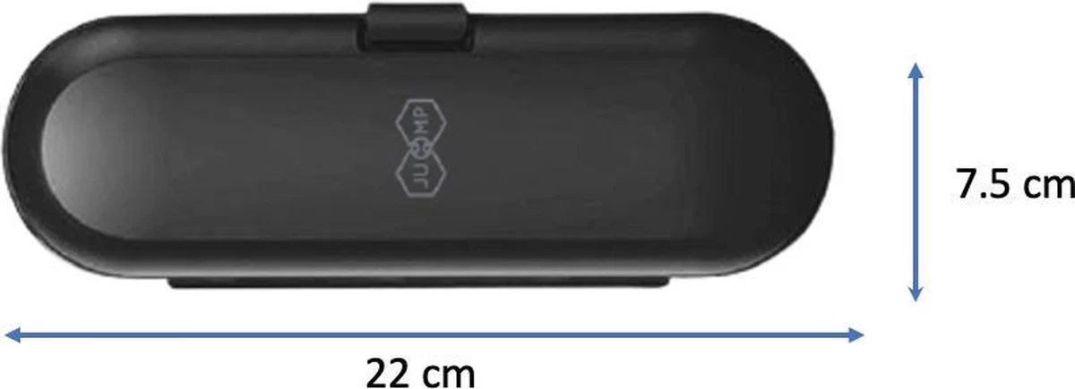 JU&MP Reisetui Elektrische Tandenborstel - Elektrische Tandenborstel - Reisetui - Oral B - Philips Sonicare - Zwart - Afbeelding 5