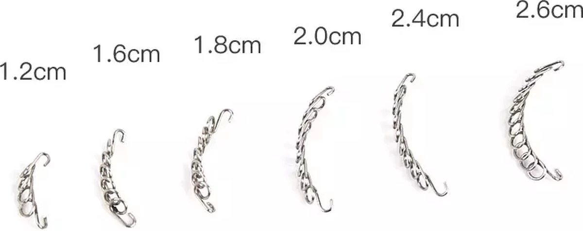 Nagelbeugeltjes Ingegroeide Nagel - Ingegroeide Teennagel - Teennagel Corrector - Nagelbeugel - Set 6 Stuks - Afbeelding 3