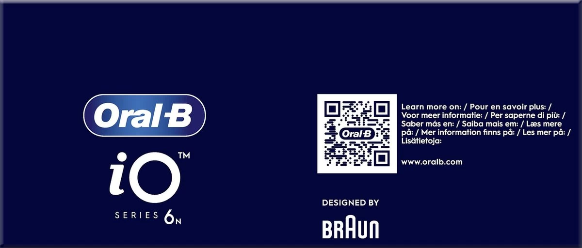 Oral B IO 6N - SMILE Black Lava Elektrische Tandenborstel Ontworpen Door Braun - Afbeelding 13
