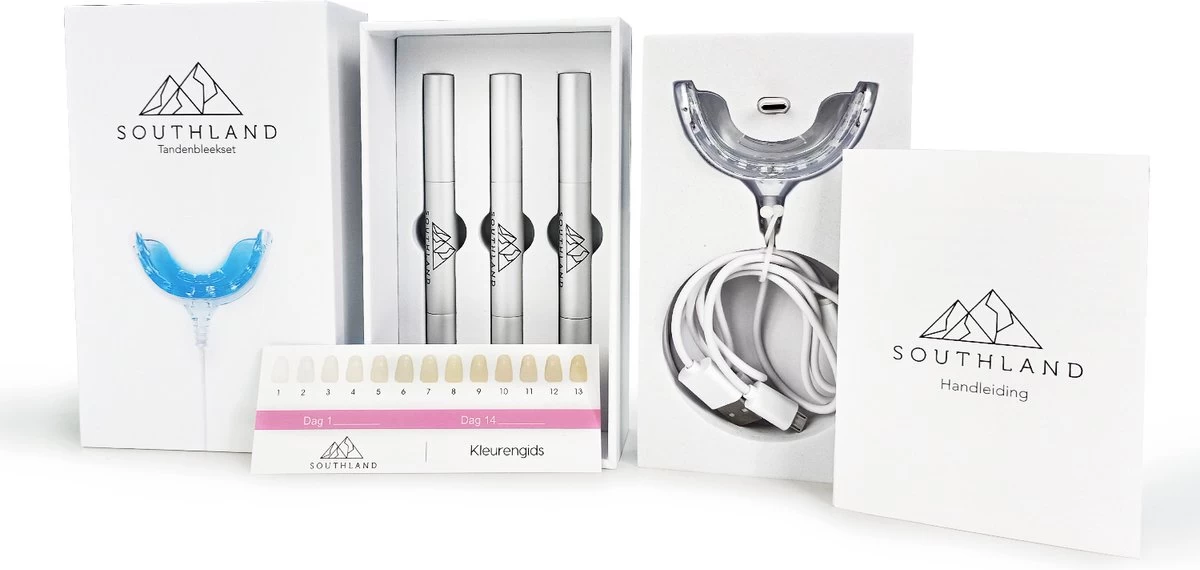 Southland Tandenbleekset - Tandenblekers - Whitening Strips - Teeth Whitening - Tanden Bleken - Afbeelding 7