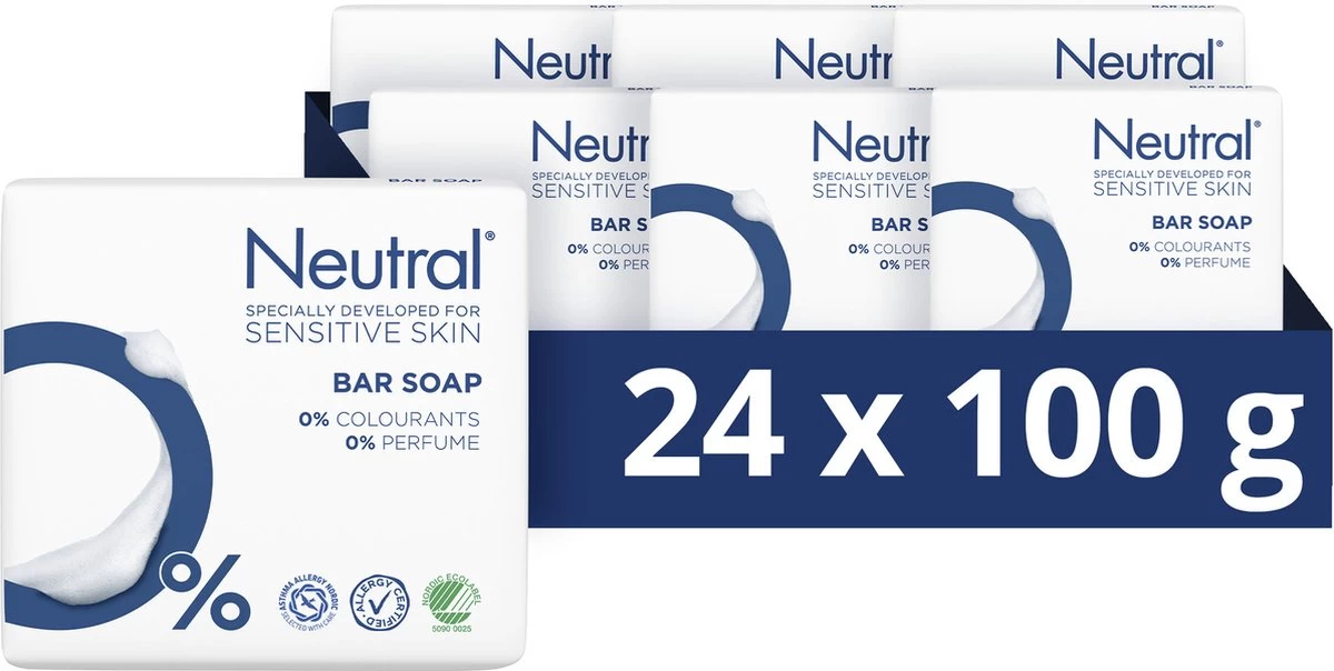 Neutral 0% Zeep - 24 Stuks - Voordeelverpakking