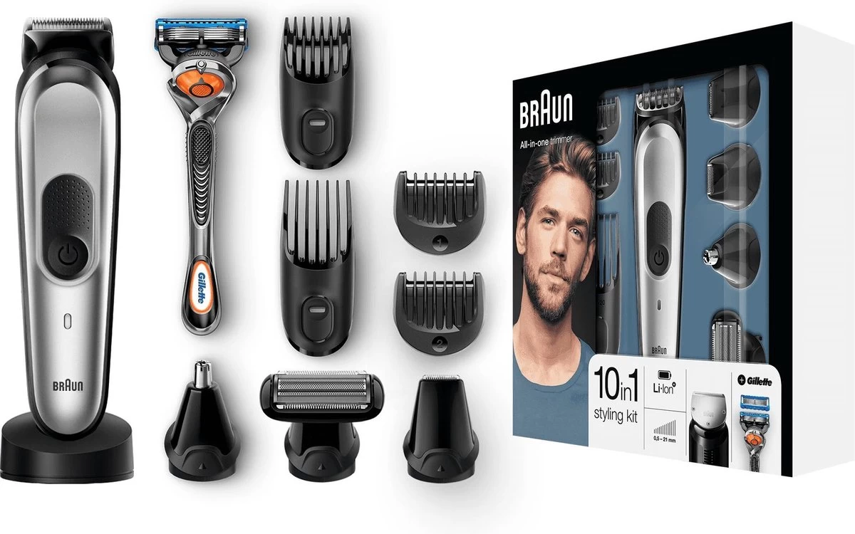 Braun Multigroomer 7221 - 10 In 1 Trimmer - Baardtrimmer Haartrimmer Bodygroomer - Afbeelding 13