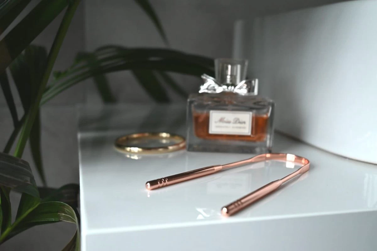 OrganiBrush 100% Koper Tongschraper / Tongreiniger - Antibacterieel - 2 Stuks - Afbeelding 5