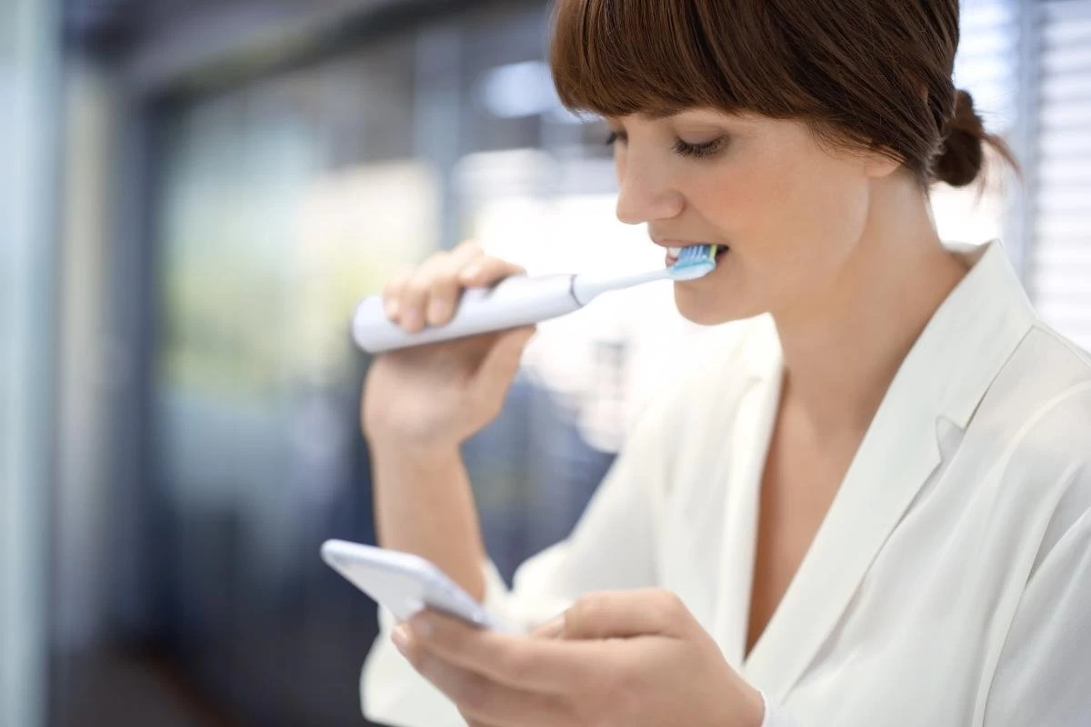 Philips Sonicare DiamondClean 9000 HX9911/94 - Luxe Elektrische Tandenborstel - Wit En Rosé Goud - Afbeelding 5