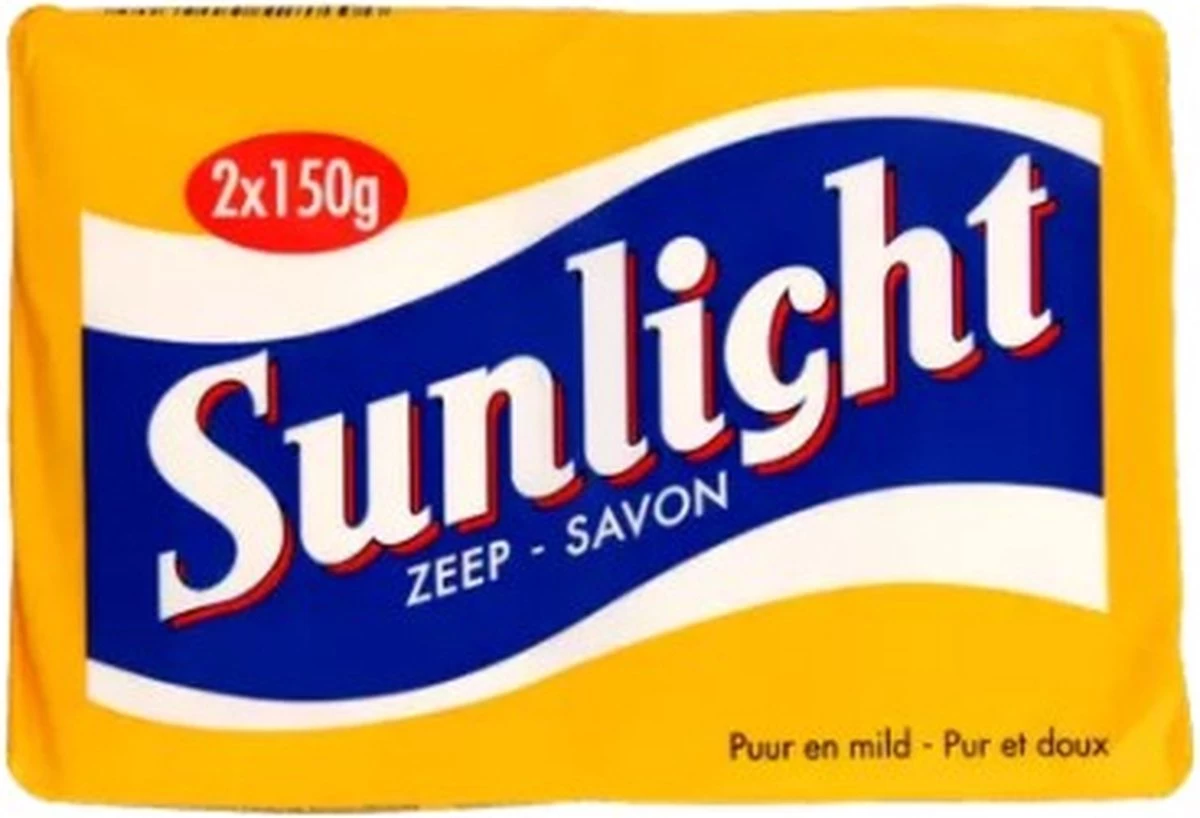 SUNLIGHT Zeep Huishoudzeep 2 X 150 G - Afbeelding 2