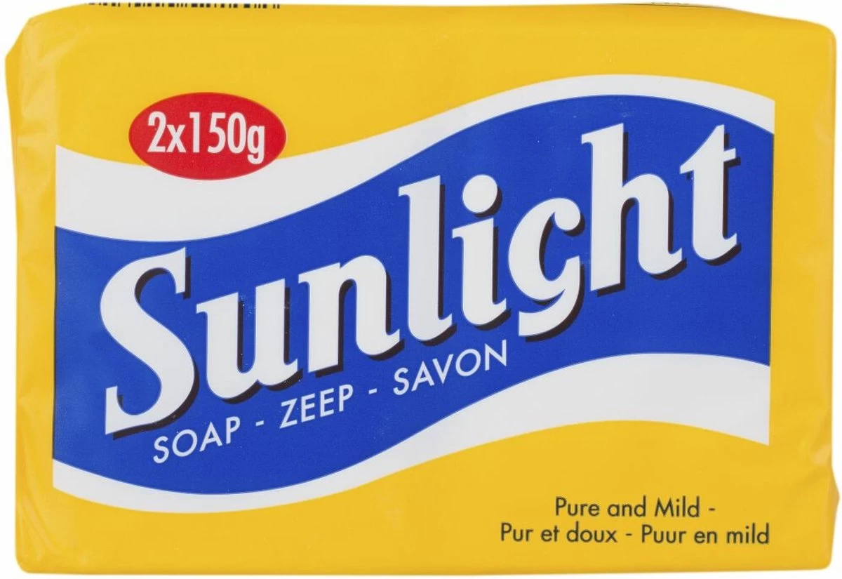 SUNLIGHT Zeep Huishoudzeep 2 X 150 G