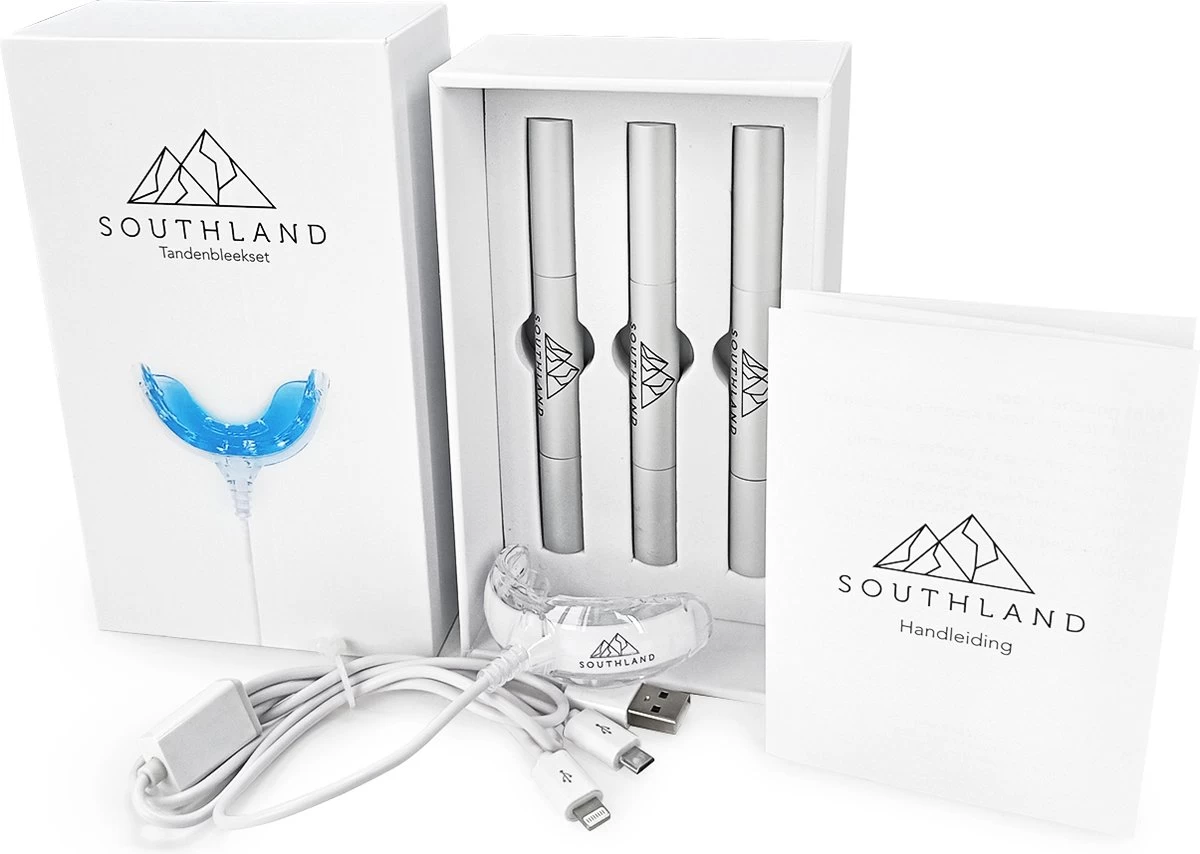Southland Tandenbleekset - Tandenblekers - Whitening Strips - Teeth Whitening - Tanden Bleken