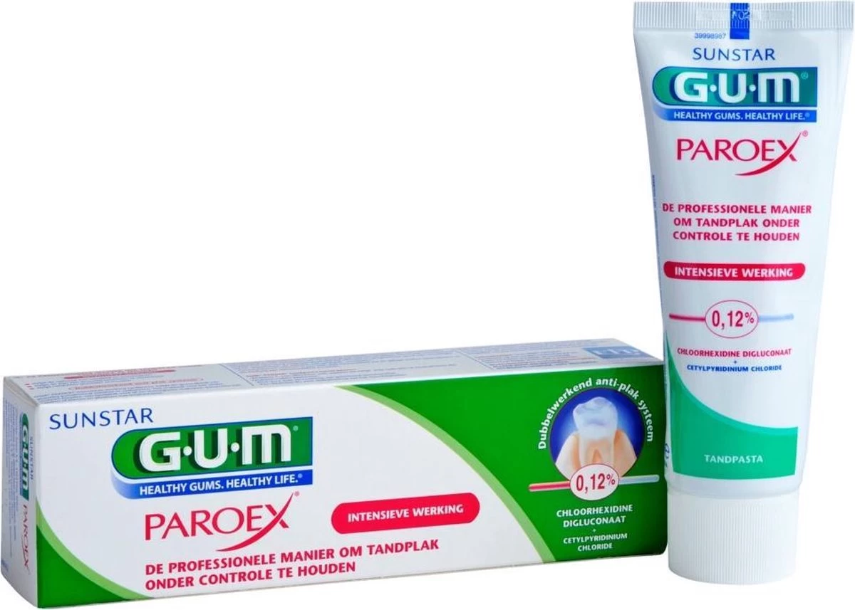 GUM® 4x GUM Tandpasta Paroex 75 Ml - Afbeelding 2