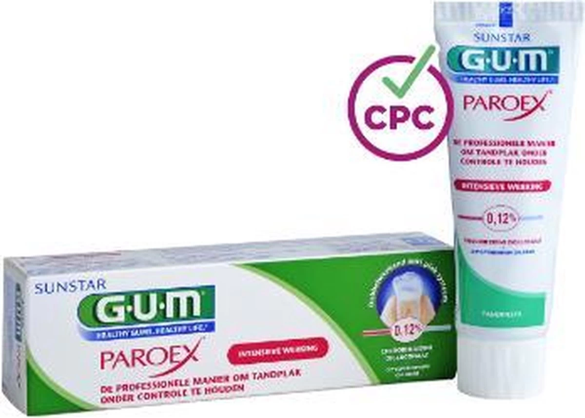 GUM® 4x GUM Tandpasta Paroex 75 Ml - Afbeelding 5