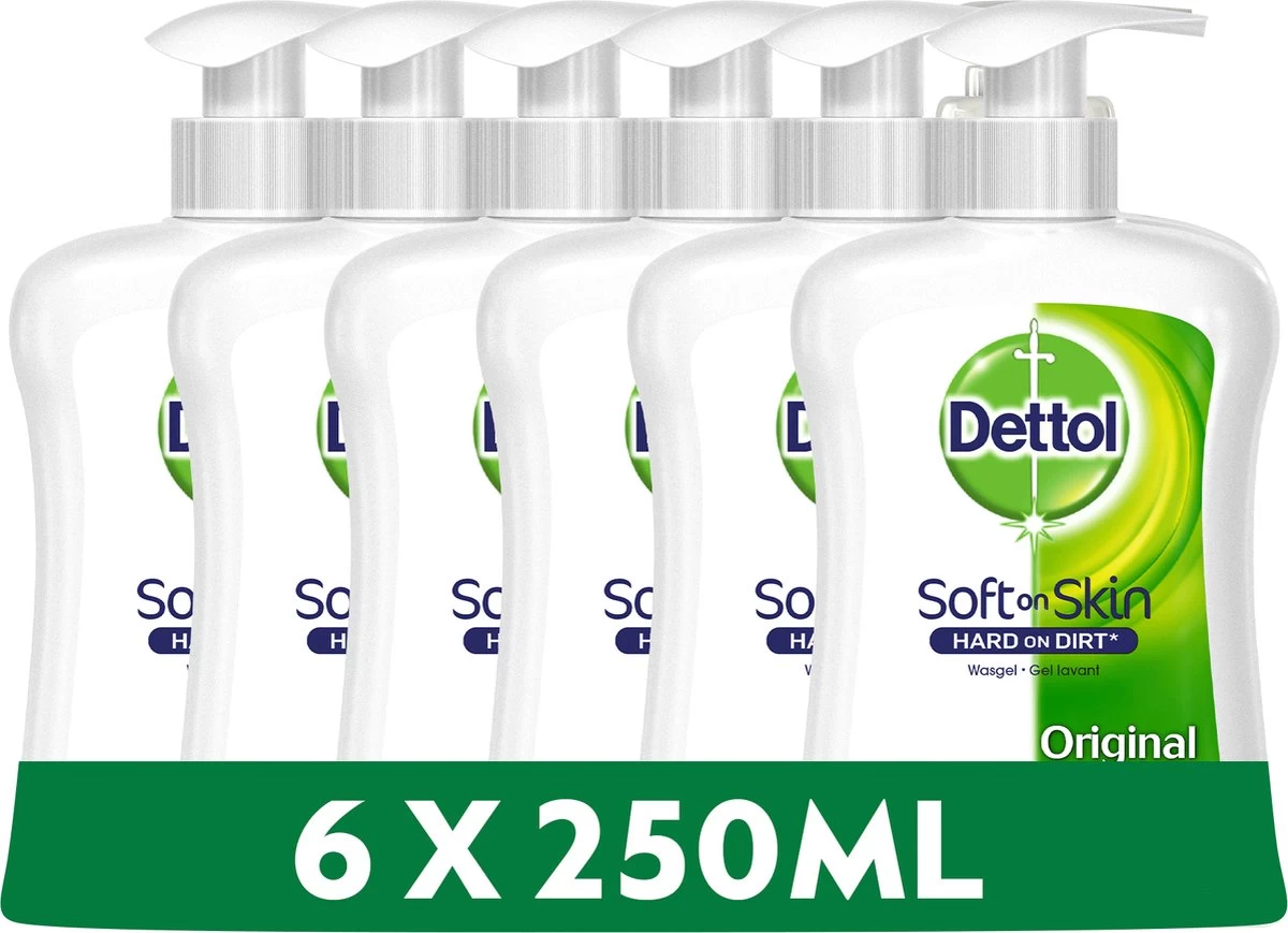 Dettol - Handzeep - Antibacterieel - Original - 6 X 250 Ml - Afbeelding 4