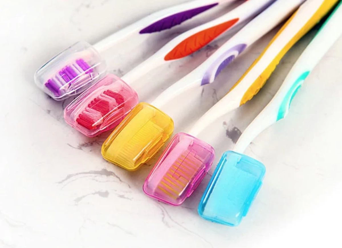 Tandenborsteldoosjes | Tandenborstel Beschermer | Tandenborstel Beschermers Voor Op Reis | 5 Stuks In Verschillende Kleuren - Afbeelding 4