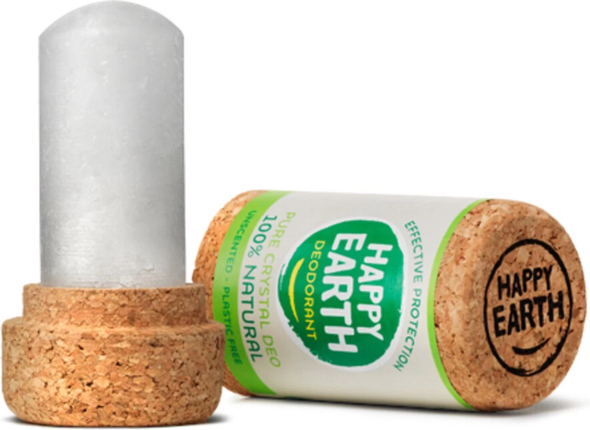 Happy Earth 100% Natuurlijke Deodorant Crystal Unscented 90 Gr - Afbeelding 8