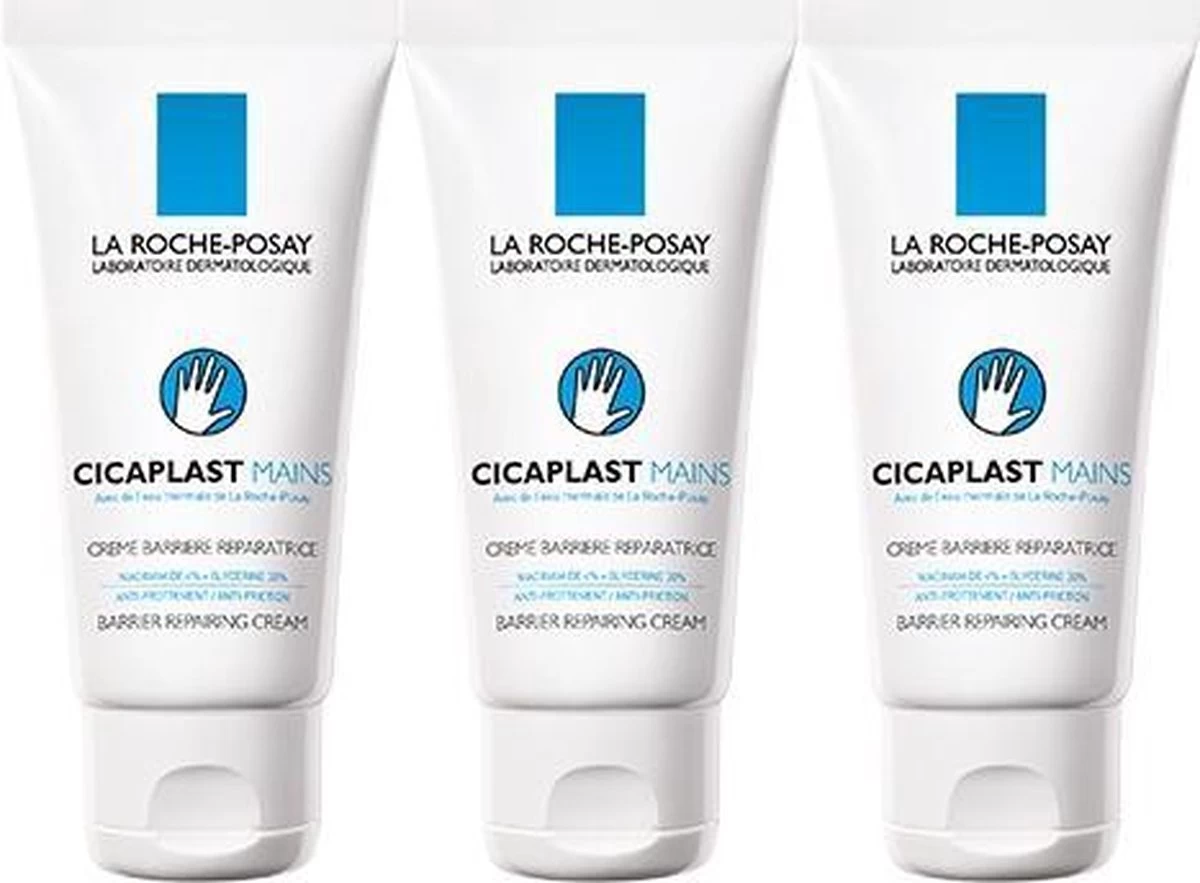 La Roche-Posay Cicaplast Handcrème - 3x50ml - Beschadigde Huid