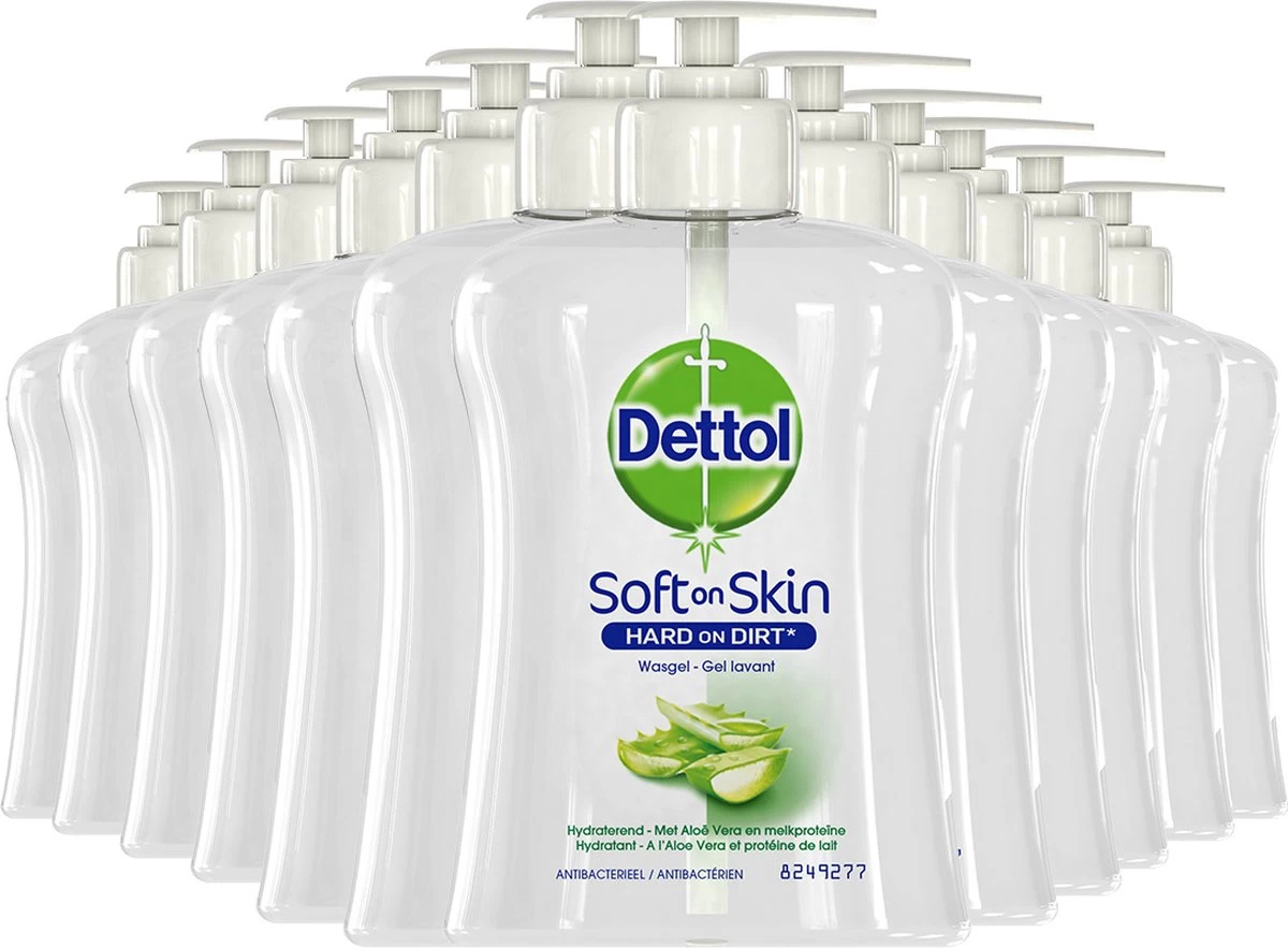 Dettol - Handzeep - Verzachtend – Aloe Vera - 250ml X12 - Afbeelding 5