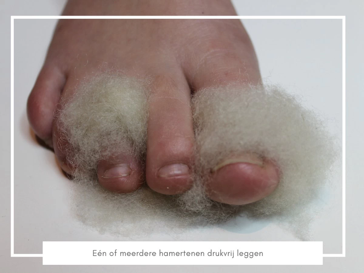 Merkloos WandelWol 10 Gram - De Oplossing Bij Blaren En Voet Ongemak - Antidruk & Antiblaar - Afbeelding 5