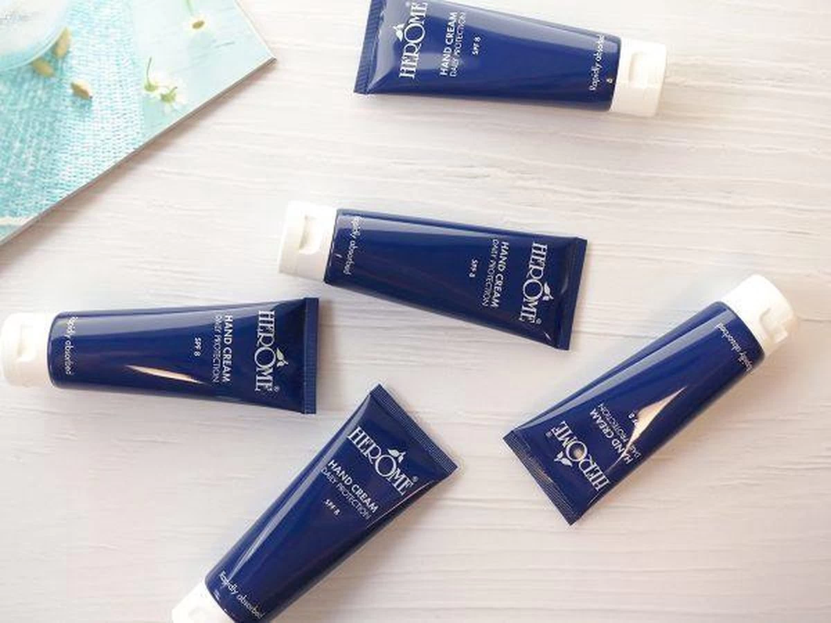 Herome Handcreme - Daily Protection SPF 8 - Voor De Dagelijkse Verzorging, Beschermend En Trekt Snel In - 75ml. - Afbeelding 5