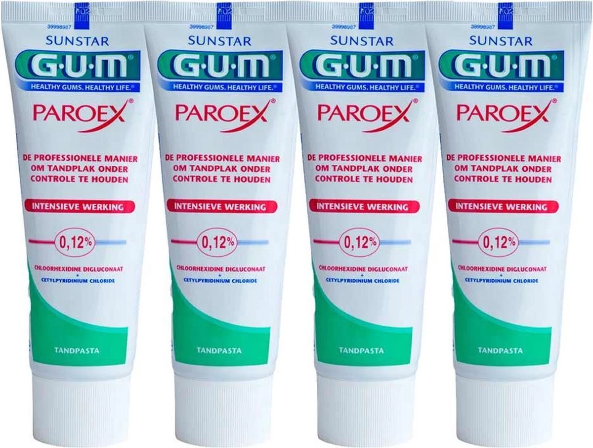 GUM® 4x GUM Tandpasta Paroex 75 Ml - Afbeelding 4