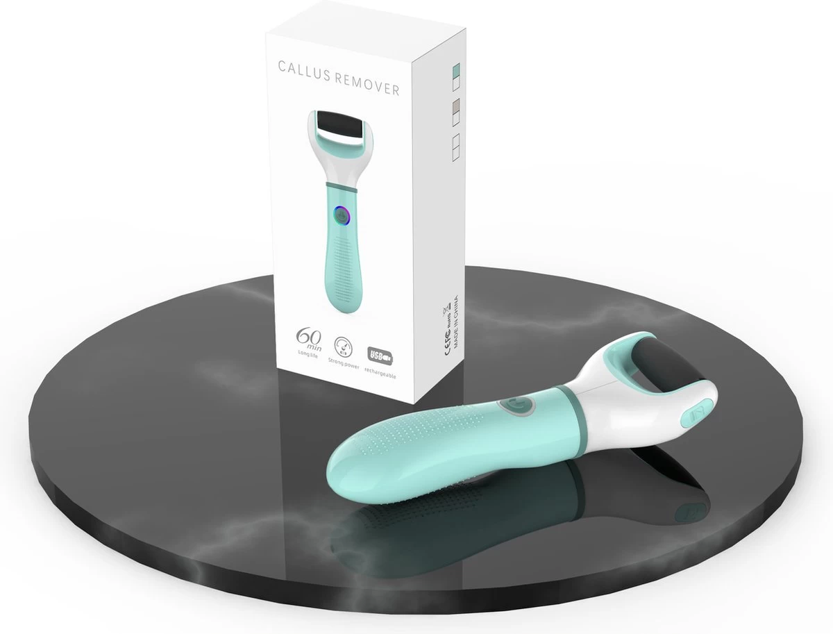 Vastu Eeltverwijderaar - Elektrische Oplaadbare Voetvijl Inclusief Opvangdoekje & Opbergzakje - Callus Remover - Inclusief Extra Opzetvijlen - Afbeelding 5