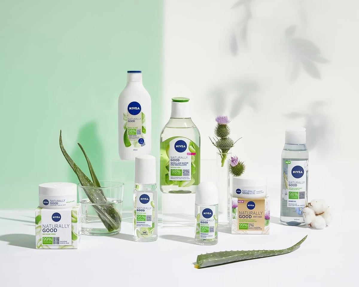 NIVEA Naturally Good Bio Aloë Vera Bodylotion - 350 Ml - Afbeelding 6