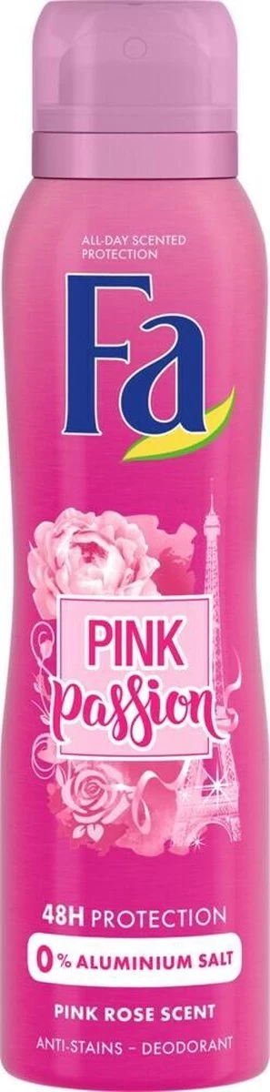 Fa Pink Passion Deo Spray 6x 150ml - Grootverpakking - Afbeelding 7