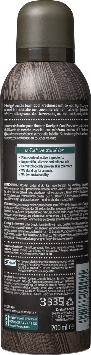 Kneipp Men - Cool Freshness - Douche Foam - Afbeelding 5