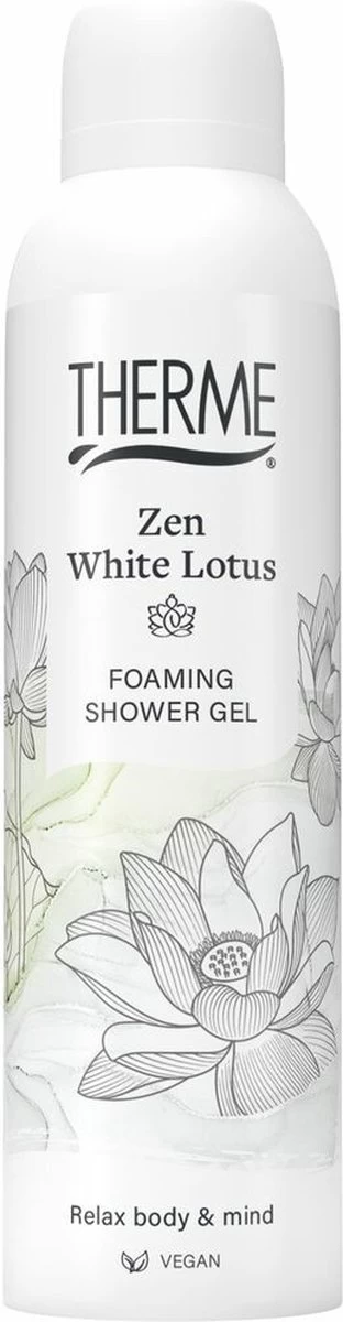 Therme Zen White Lotus Foaming Shower Gel 200 Ml
