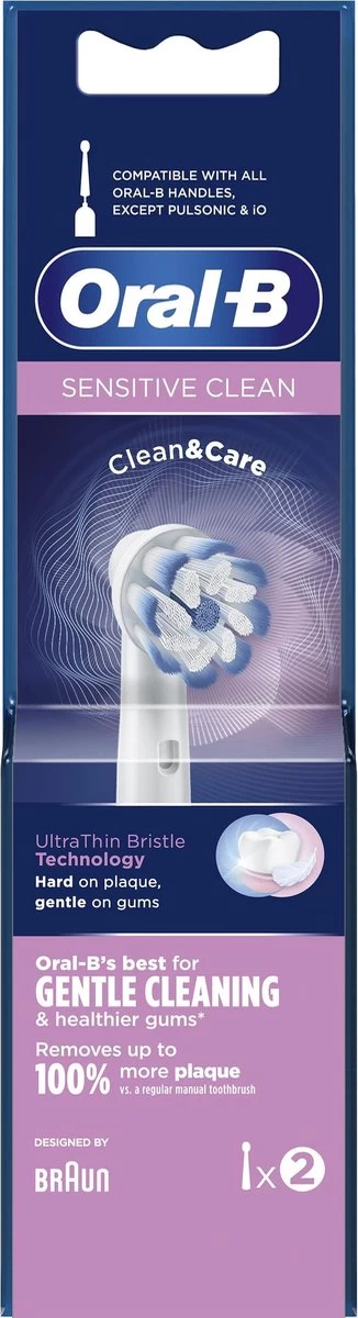 Oral B Oral-B Sensitive Clean - Met CleanMaximiser-technologie - Opzetborstels - 2 Stuks - Afbeelding 7