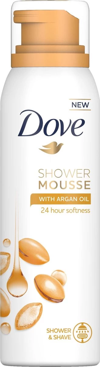 Dove Argan Oil Doucheschuim - 6 X 200ml - Voordeelverpakking - Afbeelding 2