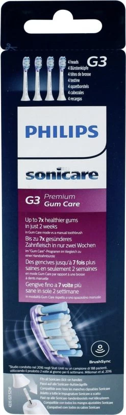 Philips Sonicare AdaptiveClean Gum HX9054/17 - Opzetborstel - 4 Stuks
