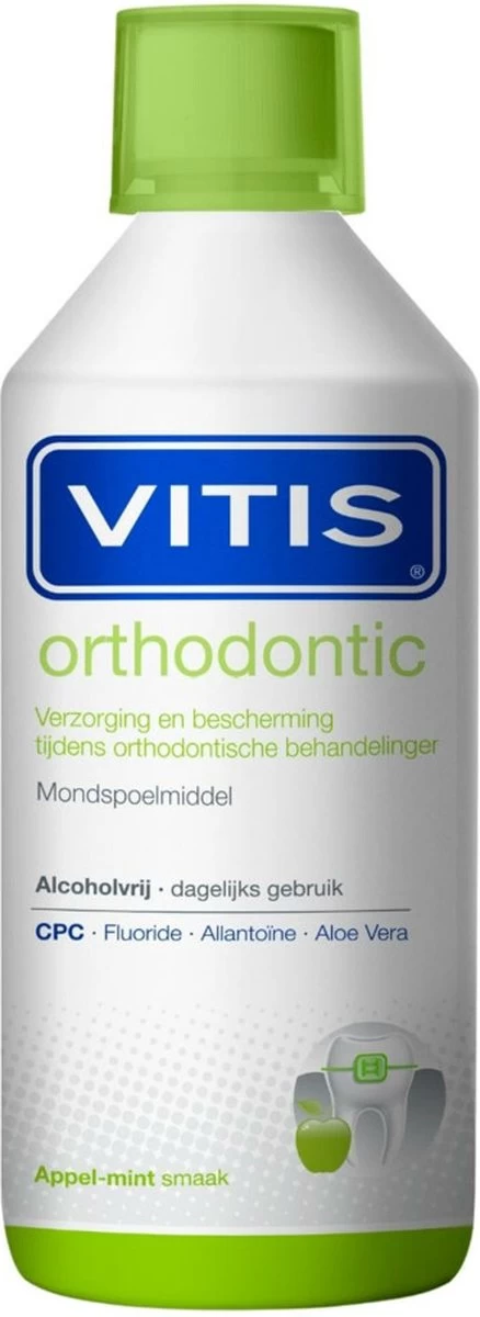 Vitis Orthodontic Mondspoelmiddel - 500 Ml - Mondwater - Afbeelding 4