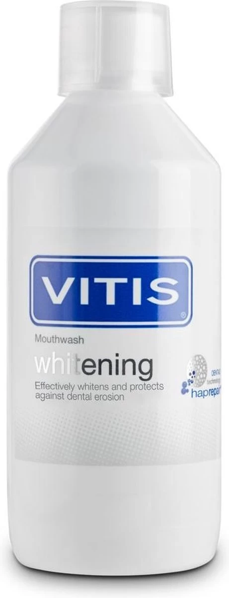 3x Vitis Whitening Mondwater 500 Ml