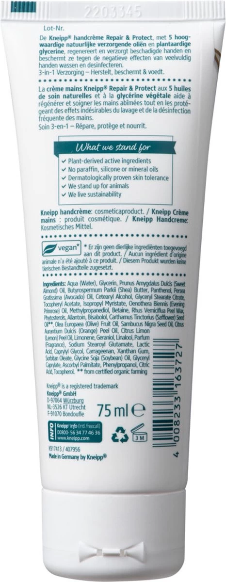 Kneipp Repair & Protect - Handcrème - Afbeelding 2