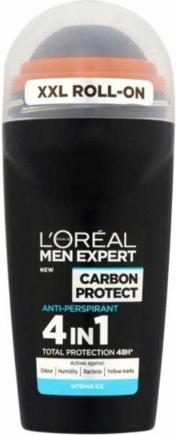 L’Oréal Paris Men Expert Carbon Protect Deodorant Roller - 6 X 50 Ml