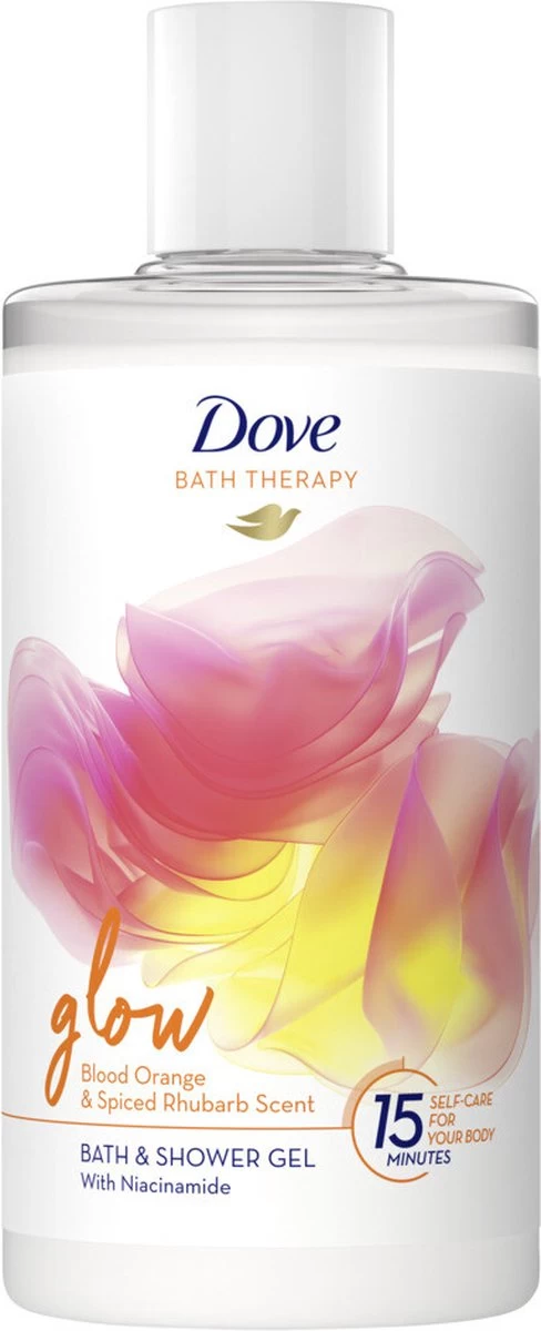 Dove Bath Therapy Glow - Badschuim & Douchegel - 400 Ml