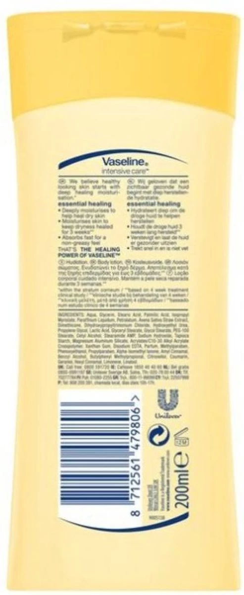 Vaseline® Vaseline Essential Healing - 200 Ml - Bodylotion - Afbeelding 4