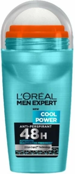 L’Oréal Paris Men Expert Cool Power Deodorant Roller - 6 X 50 Ml