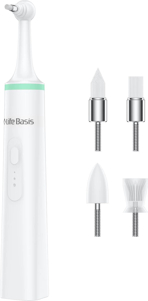 Merkloos Tandplak Verwijderen - Tanden Polijsten Electrisch (niet Oplaadbaar!!!) - Tandenpolijster Verbeterde Versie - Nr.1 Tandenpolijster - Tanden Polijsten - Tandplak Verwijderaar - Multifunctionele Tandenborstel - Gratis 5 Cupjes Polijstpasta - Afbeelding 4