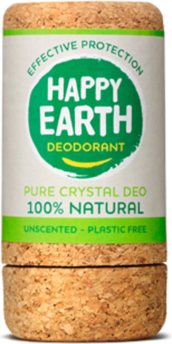 Happy Earth 100% Natuurlijke Deodorant Crystal Unscented 90 Gr - Afbeelding 3