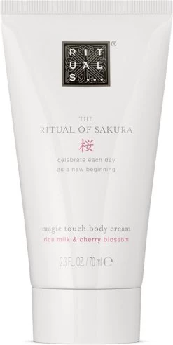 Rituals The Ritual Of Sakura Magic Touch Body Cream 100 Tube - 3 Pack - Rice Milk En Cherry Blossom