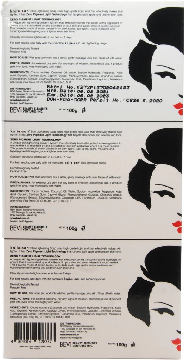 Kojie San Kojic Acid Zeep Original - Afbeelding 3