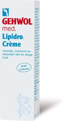 Gehwol Lipidro-Crème - Breng De Zeer Droge Huid Weer In Goede Balans Van Vet En Vocht - Voetcreme - Tube 75ml