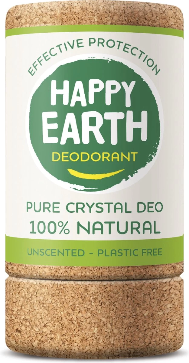 Happy Earth 100% Natuurlijke Deodorant Crystal Unscented 90 Gr