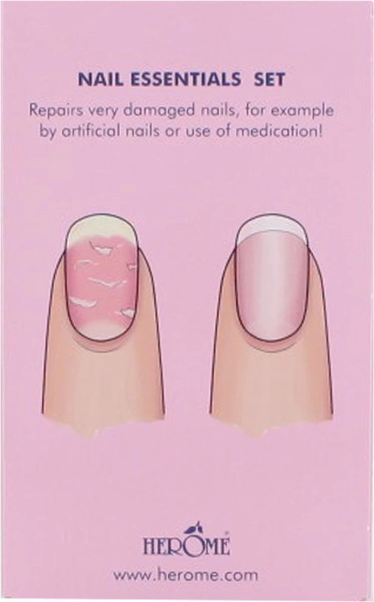 Herome 3 In 1 Manicure Nagelverzorging Set – Nagelriemolie, Nagelriemcrème En Nagelverharder - Grote Verpakking - Afbeelding 9