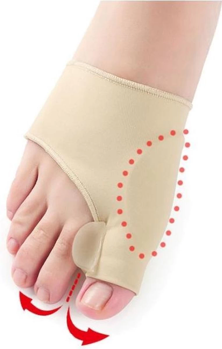 Merkloos Hallux Valgus Teen Spreider/Corrector Knobbel Teen Corrector |bunion | Eeltknobbel | Teen Rechtzetten | Comfortabel - Afbeelding 5